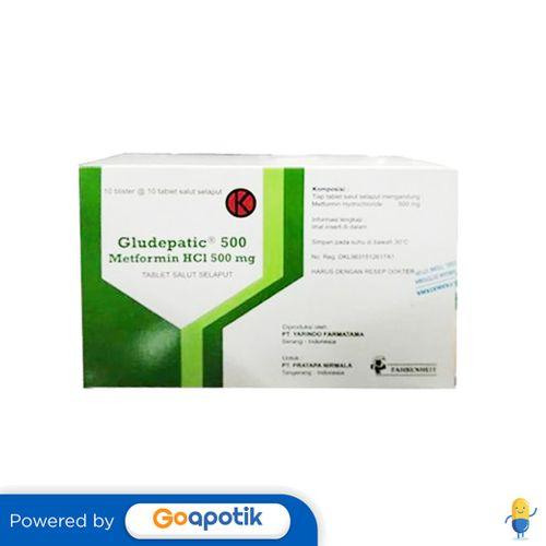 Gambar GLUDEPATIC 500 MG BOX 100 TABLET dari Apotek Given Jaya By GoApotik Kota Bekasi Tokopedia