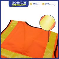 Gambar (Promo Eksklusif) GOSAVE Safety Vest 4 Line Mekanik Rompi Kerja Resleting Parkir Reflektif Scotlight Hijau Orange Proyek - GREEN dari Gosave Official Kota Tangerang 3 Tokopedia