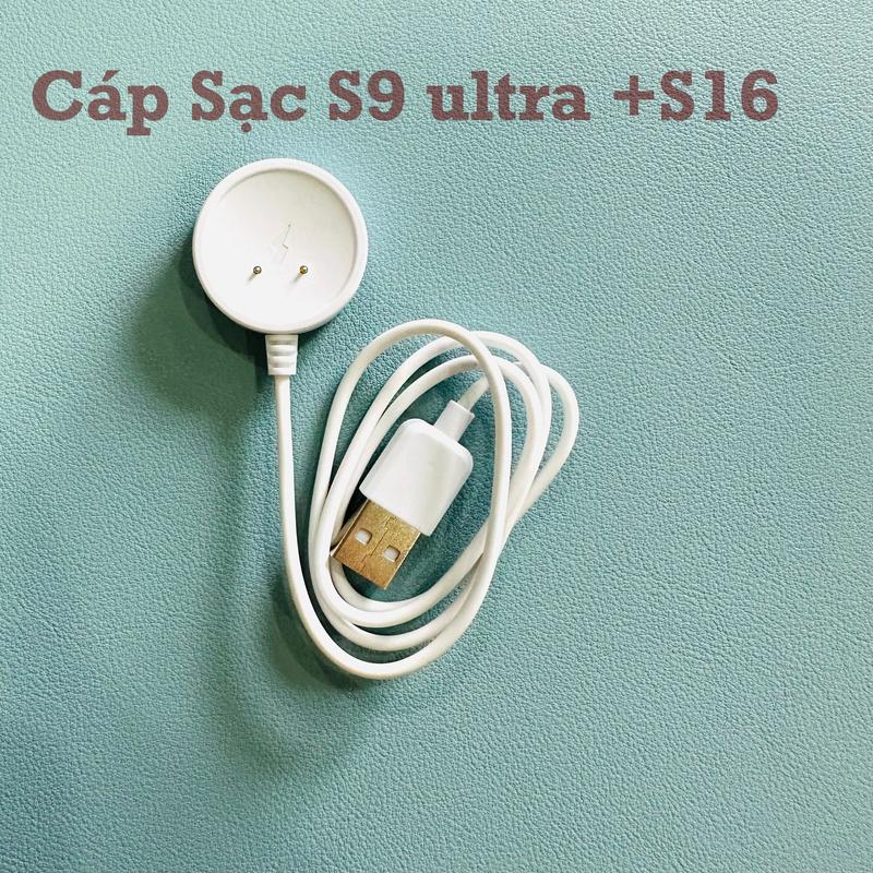 Cáp sạc dành cho Đồng hồ gắn sim lướt tiktok S9 ultra 5g , S9pro, S10 pro, S16pro