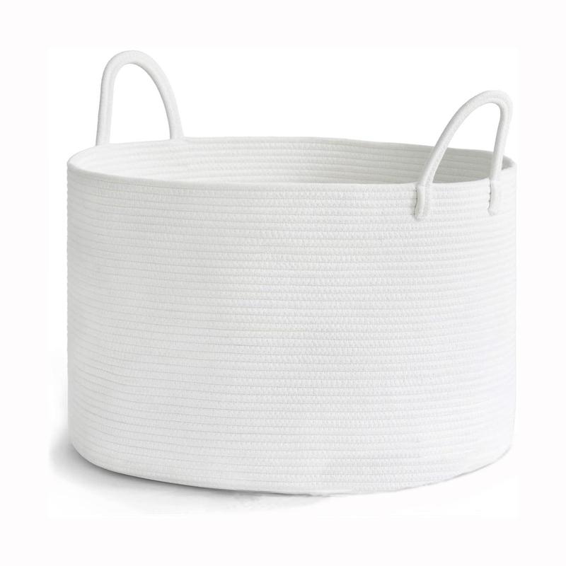 Large Capacity Clothes Basket with Handle, Summer Foldable Laundry Basket, Bathroom Accessories, Storage Basket for Home Laundry Room, Bedroom, Living Room 5