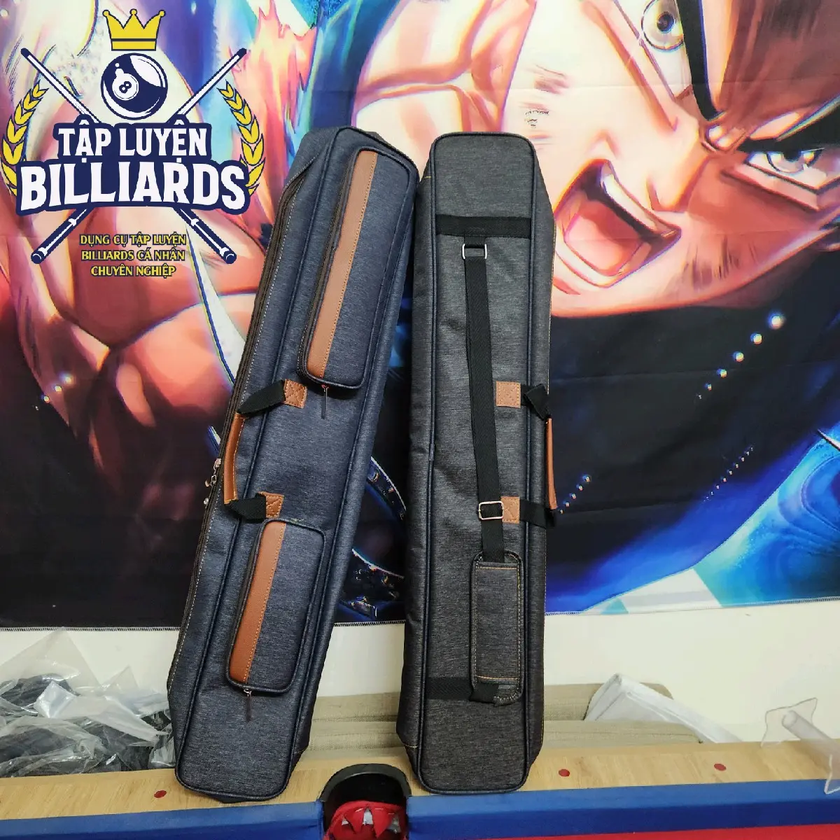 Bao đựng cơ Billiards 2x3 [ 2 Gốc + 3 Ngọn ] Bao Mềm