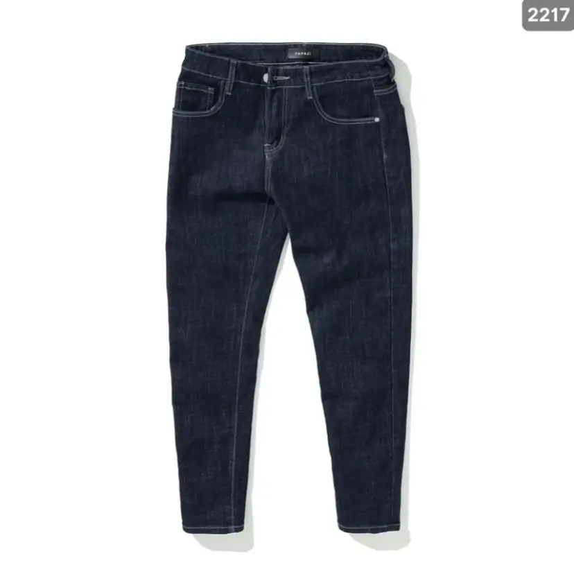 Quần Jean Nam Màu Xanh Trơn Chất liệu Co Giãn Tốt Form Dáng Chuẩn Size Denim MS005 Menswear Pants Có Túi