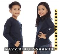 Gambar kaos polos anak panjang NAVY - kaos polos anak lengan panjang - kaos polos panjang anak WINSTAR dari grosir kemeja winstar Kab. Tangerang 1 Tokopedia