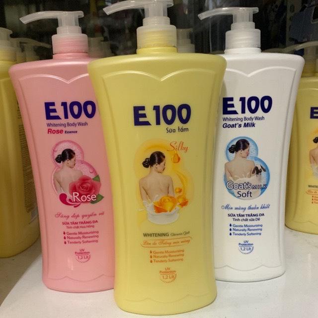 SỮA TẮM E100 SILKY HƯƠNG NƯỚC HOA