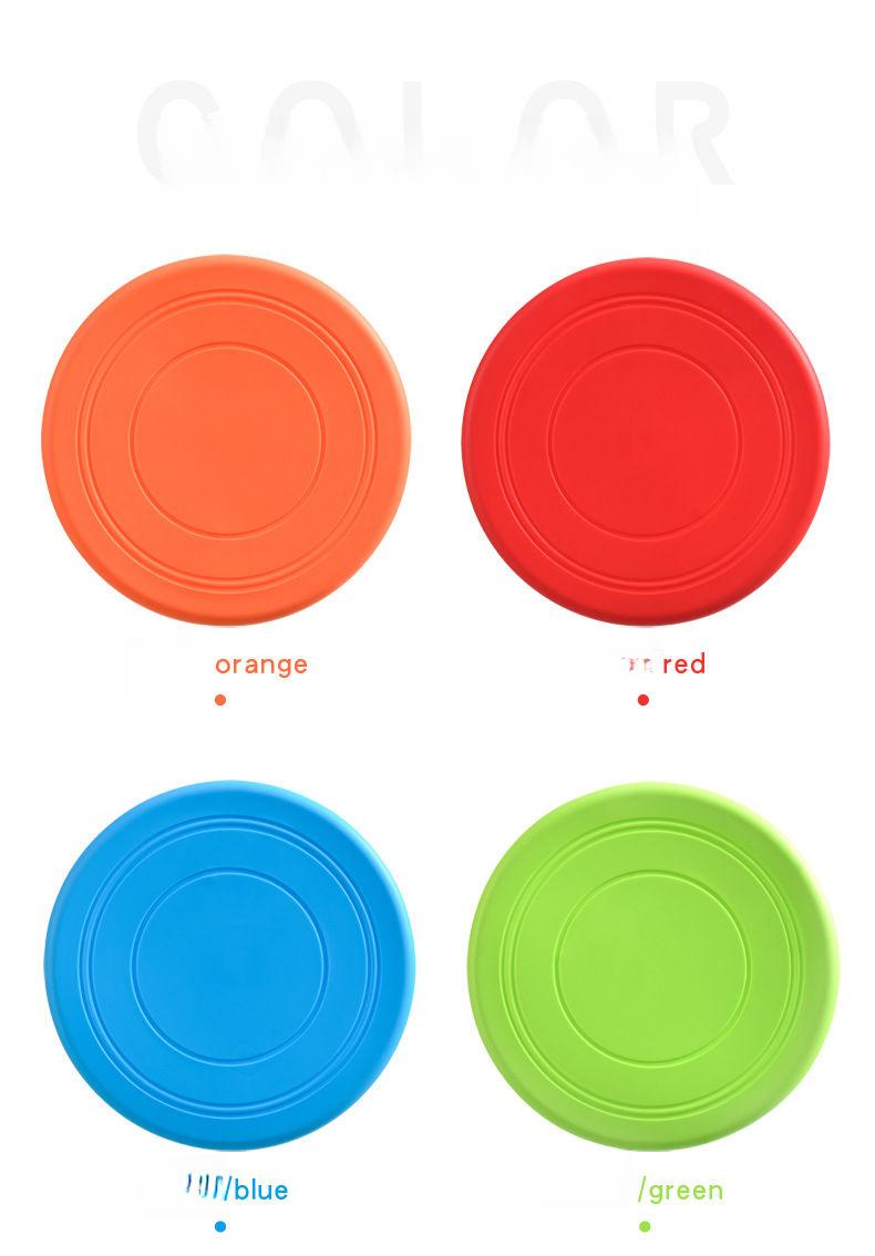 Product Introduction of Pet Toy Dog Frisbee Frisbee Dog Special Frisbee Silicone Pet Outdoor Interactive Training Floating Durable Toy 8