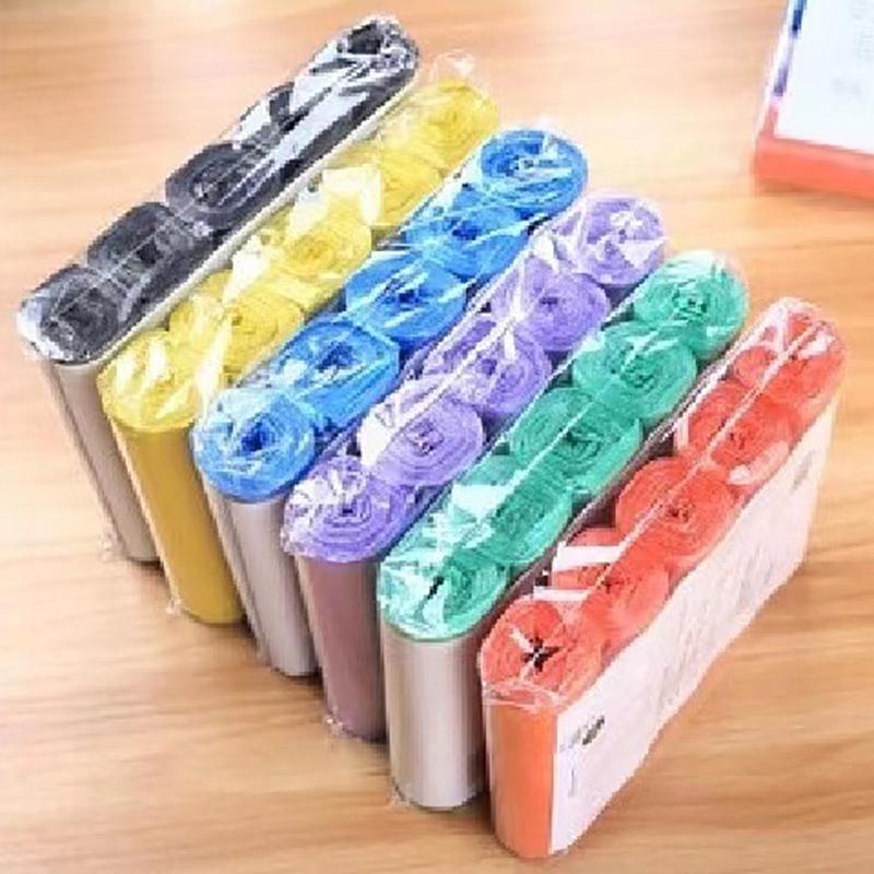 Product Introduction of Túi đựng rác dùng một lần, gia dụng, 5 cuộn, 1 gói, 100 chiếc, để lưu trữ nhà bếp, túi đựng rác, túi chất thải làm sạch, túi nhựa 20
