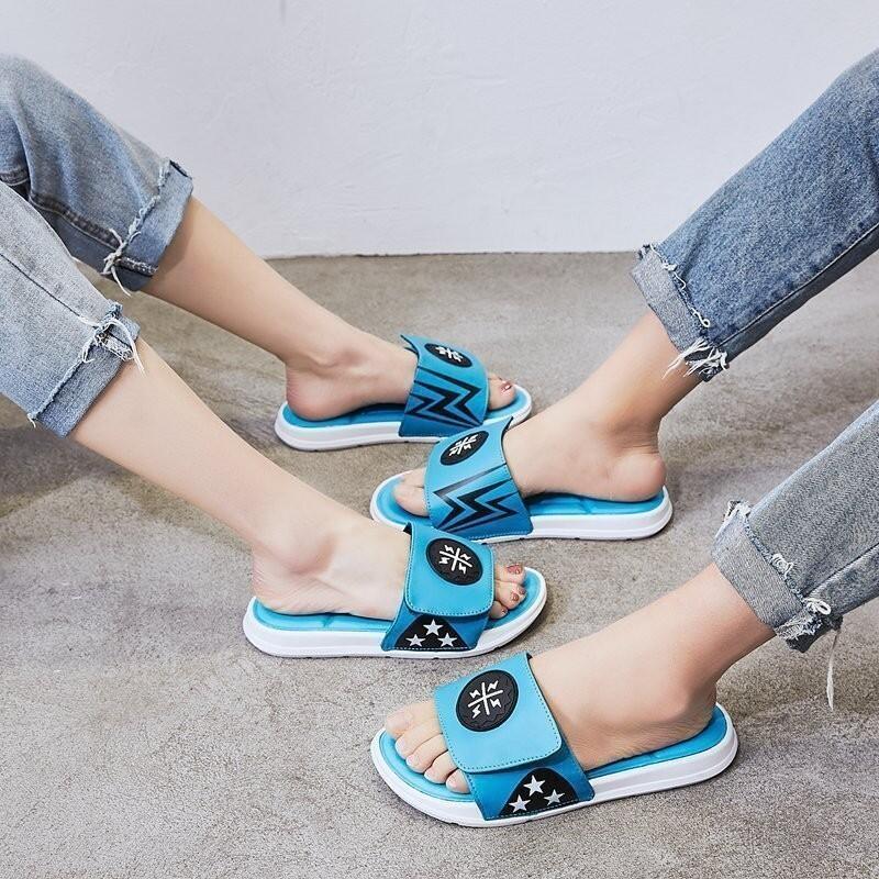 Product Introduction of MHNew Hong Kong Style men slipper Unique Velcro Outdoor Flip-ps Anti-Slip Thick-Soled Sports Beach Slippers Unisex 35-46 Footwear Slide 30