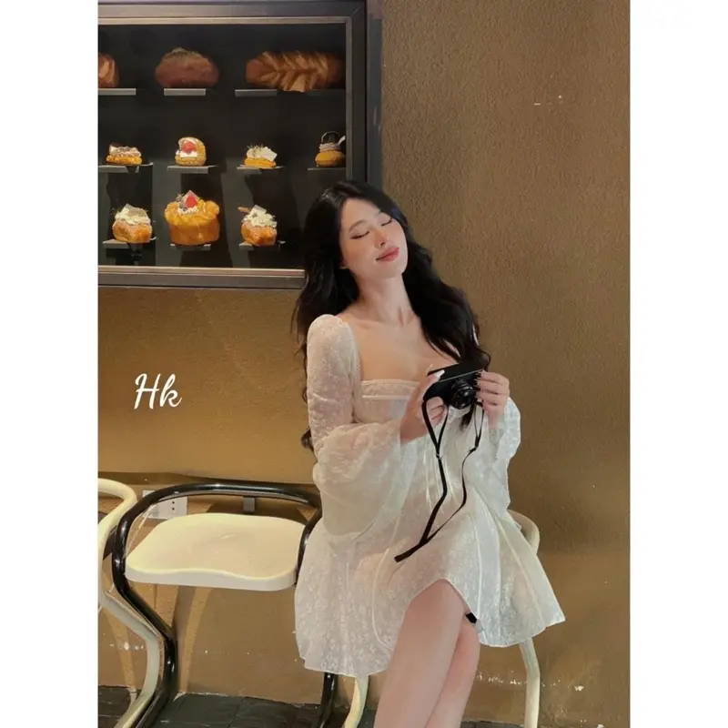 MÈO MỠ BIGSIZE — Đầm thiết kế ren tay loe bigsize 50-100kg tay chuông  Ôm gọn xoè 0