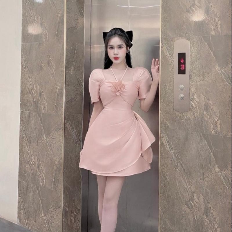 M72 Váy tafta Nữ đi tiệc vạt chéo _BY VANI 6