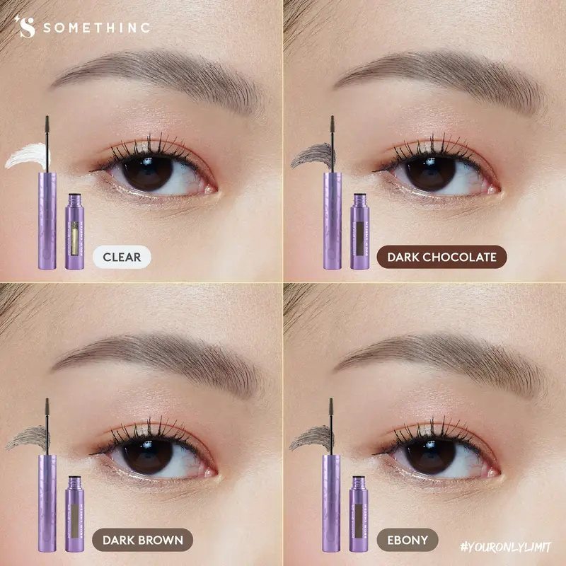 SOMETHINC BROW EMBLEM Microcara Brow Gel Waterproof - Maskara Alis Kuas Super Tipis 4