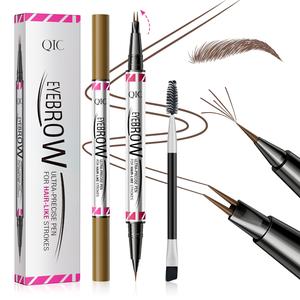2 in 1 Dual-ended Microblading Eyebrow Pen, 1 Count/2 counts Eyebrow Pencil with Tip & Precise Brush-tip, Natural Hair-like Brows Makeup Tool, Cosmetic