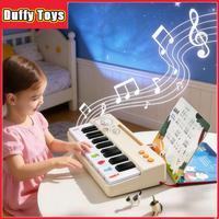 Gambar Duffy Toys Mainan Anak Piano Mini / Mainan Piano Electronic Mini Education Anak / Mini Piano Elektronik 15-Tuts Mainan Keyboard Music Beginner Mini Piana Musical Instrument Multifungsi Piano Mainan Anak - Putih-bulat dari DUFFYTOYS Official Store Kab. Tangerang 1 Tokopedia