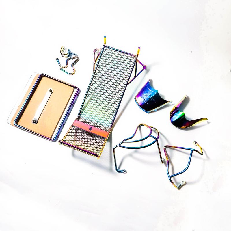 [Combo 7 món] Baga LƯỚI titan 7 màu Wave LỚN, Wave Alpha 50cc ,100cc, 110cc, Wave RS bộ combo baga 7 màu wave Phụ Kiện Phụ Tùng