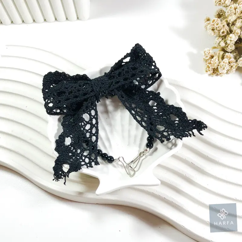 KONEKTOR MASKER PITA RENDA MUTIARA TALI MASKER SAMBUNGAN MASKER PENGAIT MASKER CONNECTOR MASKER PITA 5