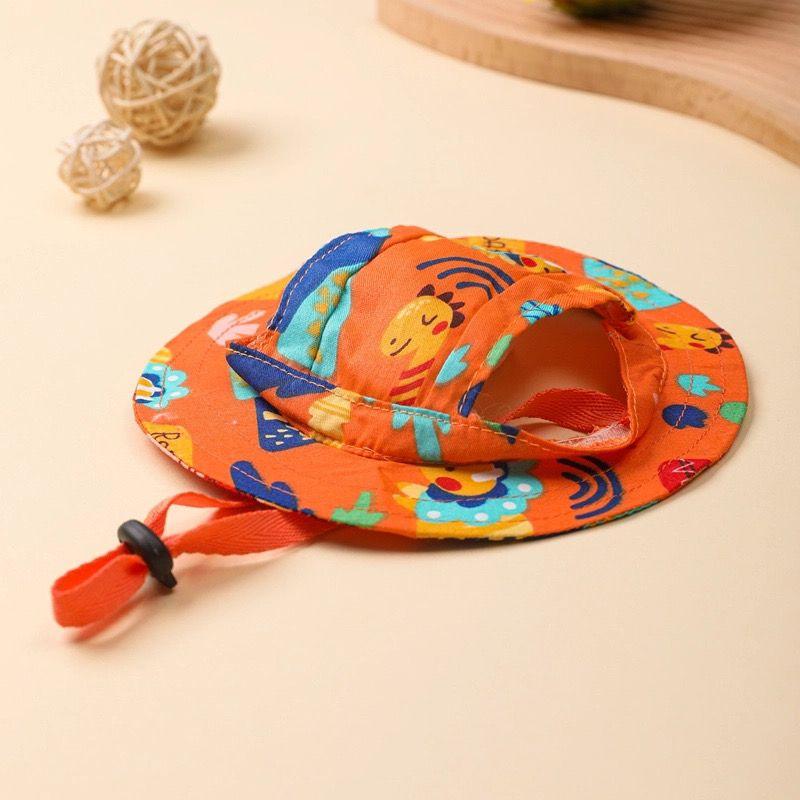 Product Introduction of Mũ Bucket Cho Chó Mèo, Mũ Tai Dễ Thương, Có Thể Điều Chỉnh, Chống Nắng, Che Nắng Mỏng, Ngăn Chặn Đau Cổ, Thích Hợp Cho Mèo, Đồ Dùng Thú Cưng, Có Tai 9