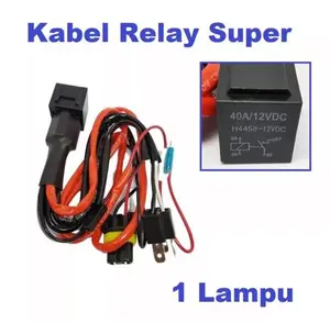 ORIGINAL KABEL  SUPER RELAY SET BILED PROYEKTOR DAN RELAY HID MOTOR / KABEL SET