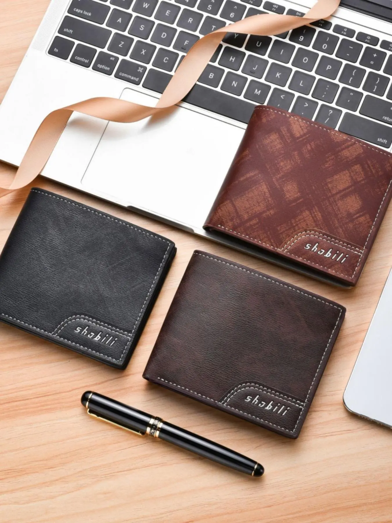 Men's Vintage Short Wallet, Multi Card Slot Casual Wallet, Large Capacity Card Holder, Business Style Wallet for Men for Daily Use