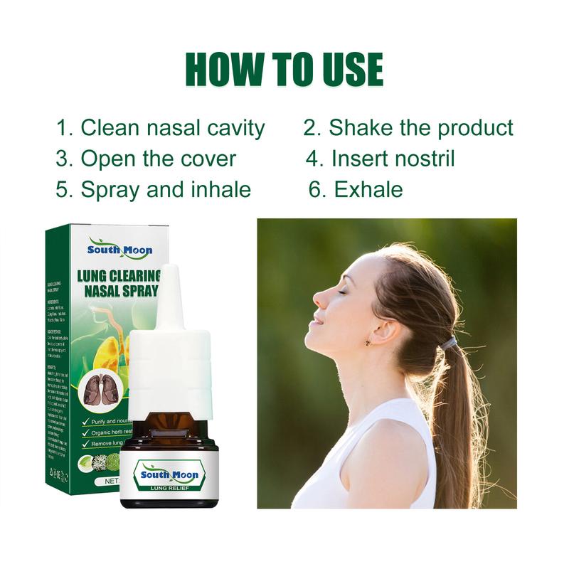Product Introduction of South Moon Nasal Spray Relieve Nasal Obstruction Runny Nose Snore Nasal Discomfort Cleaning Spray 9