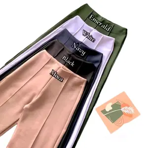 Kulot Scuba Premium Celana Casual Dewasa Wanita Panjang Nyaman Lembut Basic