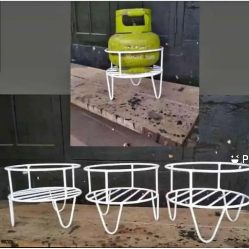 rak gas 3 kg atau tempat tabung gas 3 kg bahan  Besi kuat