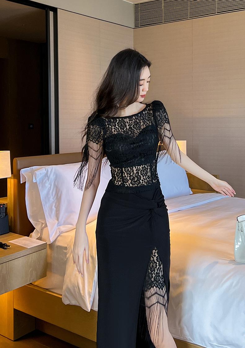 Product Introduction of Áo Sơ Mi Ren Thiết Kế Hotie Kiểu Pháp, Tay Áo Tua Rua Nhìn Xuyên Thấu, Hàng Mới Về, 20504 Nữ Top Women Shirt Umi 13
