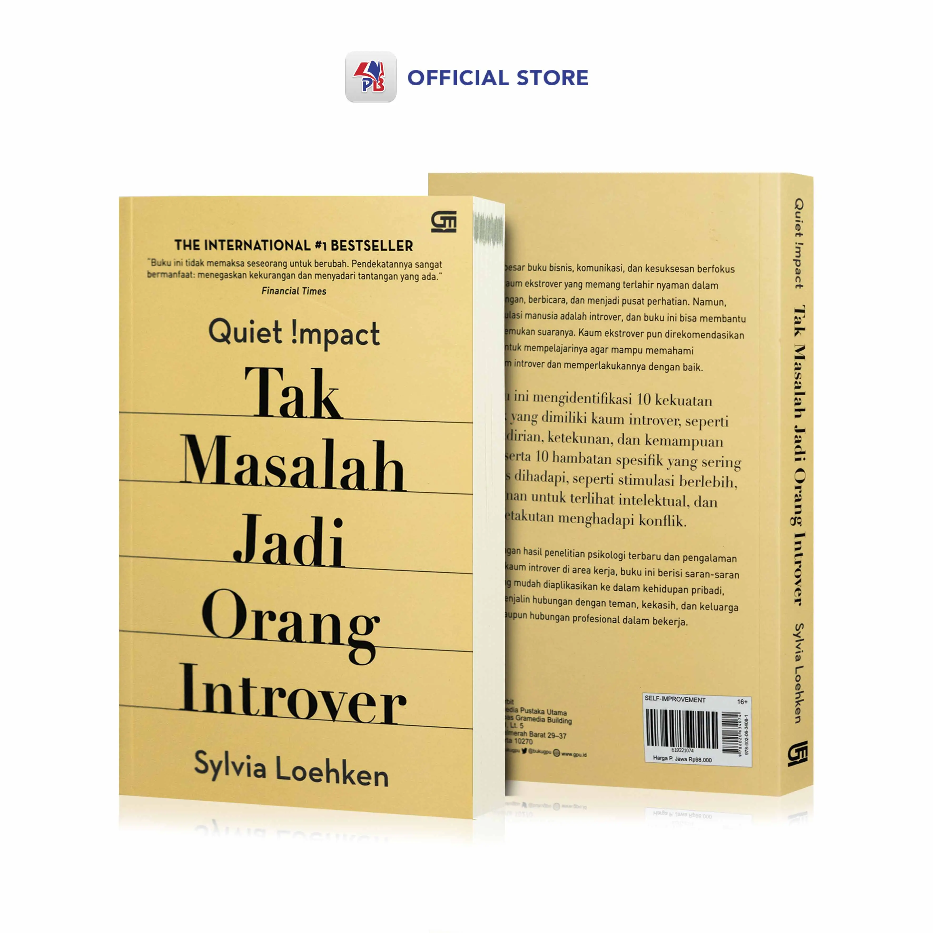 Buku Self Improvement QUIET IMPACT : Tak Masalah Jadi Orang Introver - Sylvia Loehken / GRAMEDIA PUSTAKA UTAMA - GPU Buku Self Improvement QUIET IMPACT : Tak Masalah Jadi Orang Introver - Sylvia Loehken / GRAMEDIA PUSTAKA UTAMA - GPU