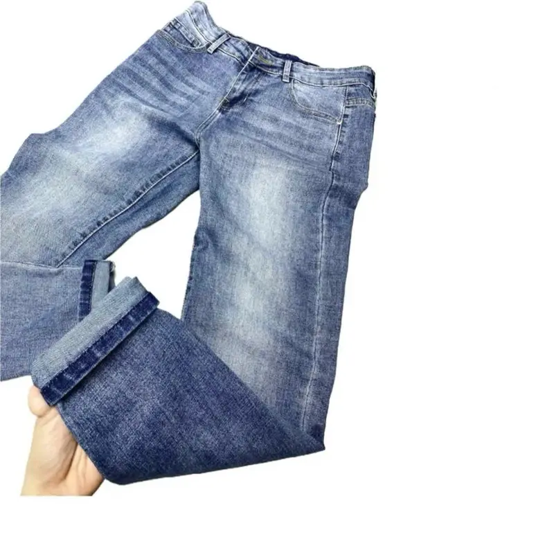Quần Jean Nam Xanh nhạt Bạc Co Giãn Tốt Mẫu Mới vải dày mêm Cotton Pants Có Túi T3839- Pants Menswear 3