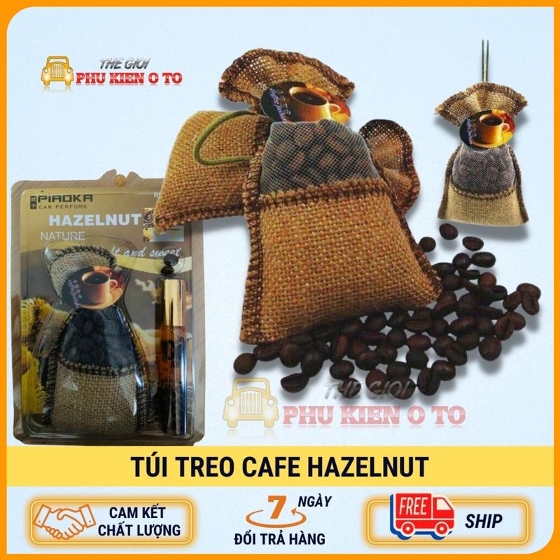 Cafe túi treo HAZELNUT khử mùi xe ô tô - phòng khách - phòng ngủ