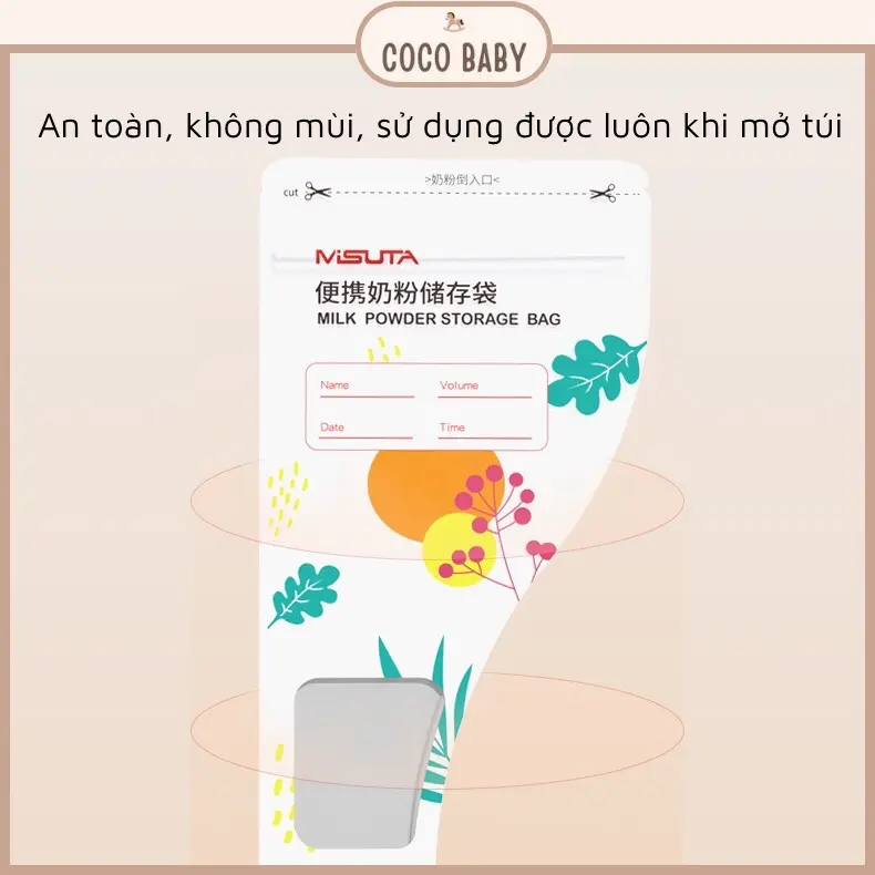 Túi đựng Sữa bột 1 túi đựng 50g Sữa bột Trữ Sữa 4