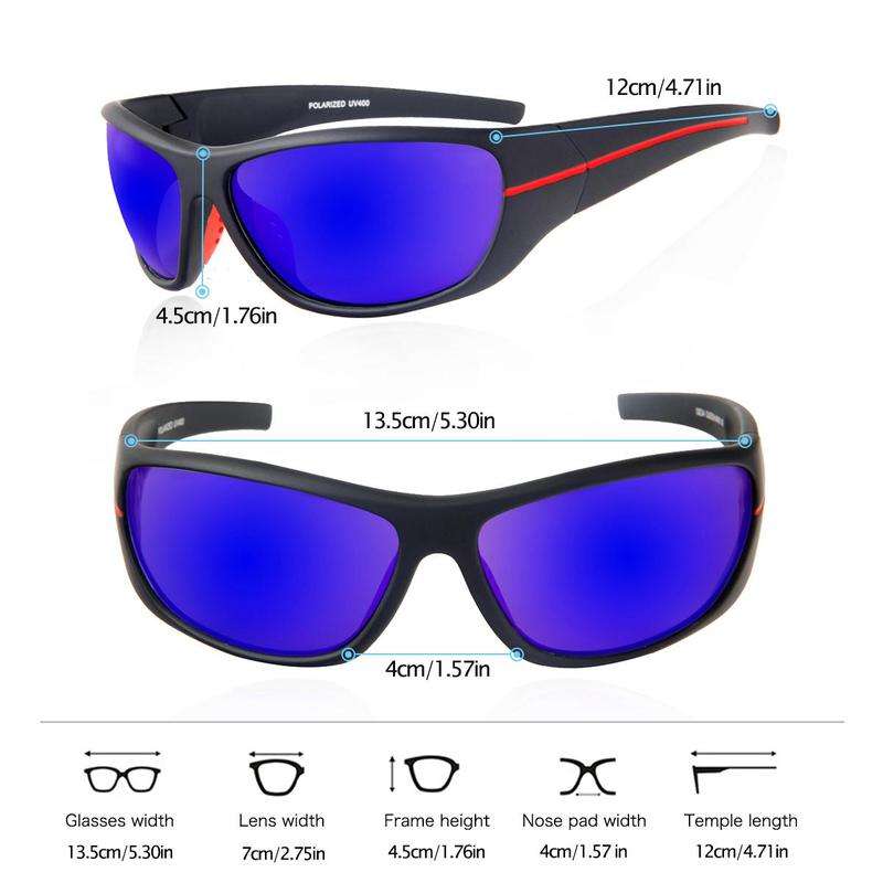 Product Introduction of Outdoor Sports Sunglasses, UV Protection Polarized Sunglasses, Sports Eyewear for Camping Hiking Fishing Climbing, Travel Accessories for Men & Women 12