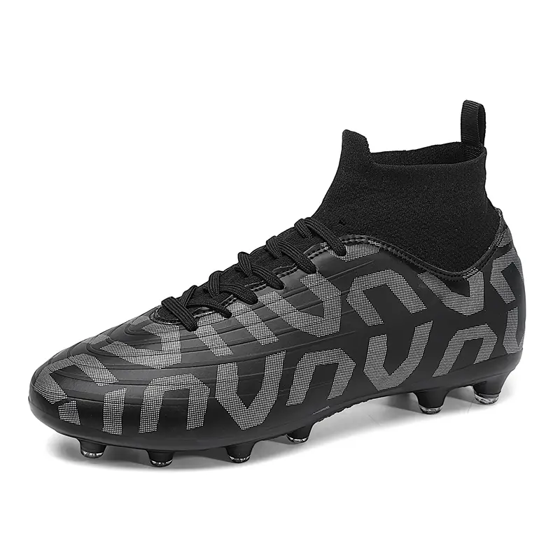 Fustal！35-47 Ready Unisex Plus Size Training Football Shoes Fashion All-terrain Football Shoes Wide Last Soccer Shoes