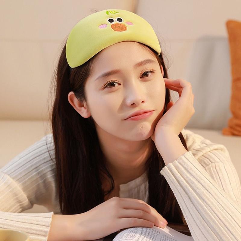 Product Introduction of Cute Funny Sleeping Mask Ice Compress Hot Compress for Eye Protection Relieve Eye Fatigue Eye Cover Sleeping Blindfold 17