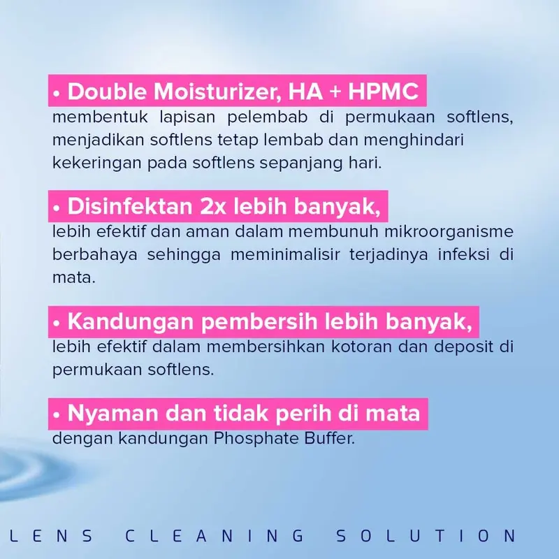 X2 Sanso BIO 360ml Cairan Pembersih Softlens New Formula 3