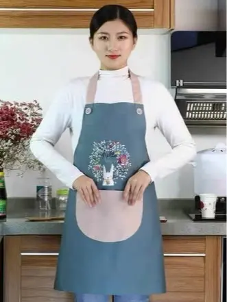 Tạp Dề Nhà Bếp Hình Thỏ Chống Thấm Nước Dễ Thương Có Túi Lớn Cho Nam Và Nữ 2022 Tạp Dề Thời Trang Mới