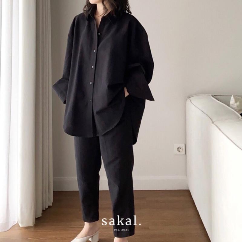 SAKAL Oversized Linen Set | Setelan Wanita 3