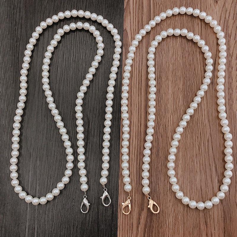 Phụ Kiện Trang Trí Ốp Điện Thoại Tự Làm Đeo Chéo Ngọc Trai, Hàng Mới Về, Túi Ngọc Trai Đính Cườm Thủ Công Dây Đeo Vai Dây Đeo Chéo 0