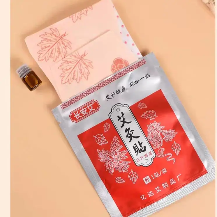 Miếng dán nhiệt ngải cứu, massage, giảm đau, giảm bầm, đau lưng, đau bụng kinh 1
