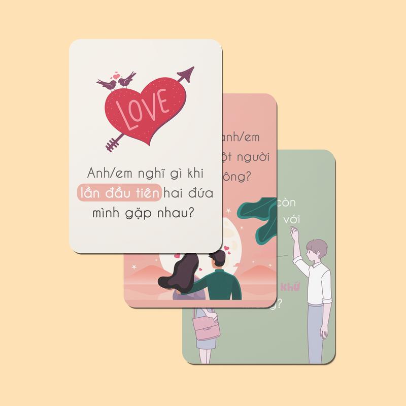 Product Introduction of Combo tâm sự và hàn gắn "Love Letters - Love Again" 20 chủ đề thư tình yêu và 50 thẻ bài gắn kết tình cảm cặp đôi | Ghiền Mystery Bộ Bài Cards 18