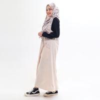 Gambar Rabbani - Atasan Over All Muslim Wanita Dara Lengan Pendek Zeenar Exclusive - 33B JerseyCream, XS dari Rabbani ID_NEW Kota Bandung 3 Tokopedia