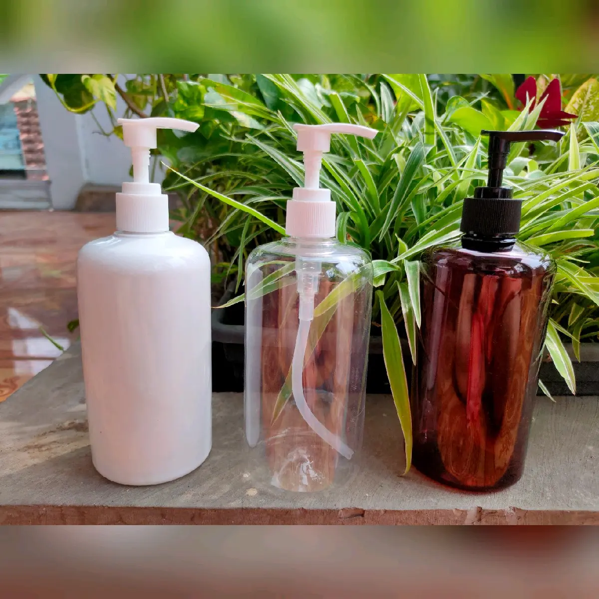 Botol pump botol isi ulang sabun cair dispenser sabun bahan Plastik