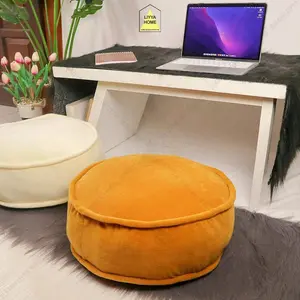 Bantal Lesehan Bulat Talikur Uk.15x45 Kain Busa