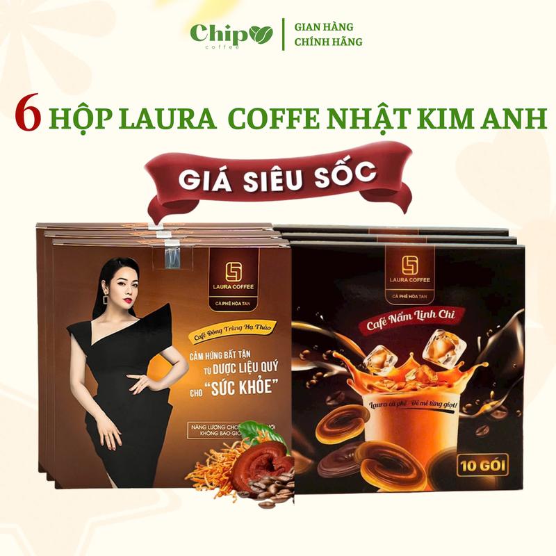 6 Hộp 2 VỊ Cafe Laura Nhật Kim Anh ĐT Hạ Thảo & Linh Chi 3