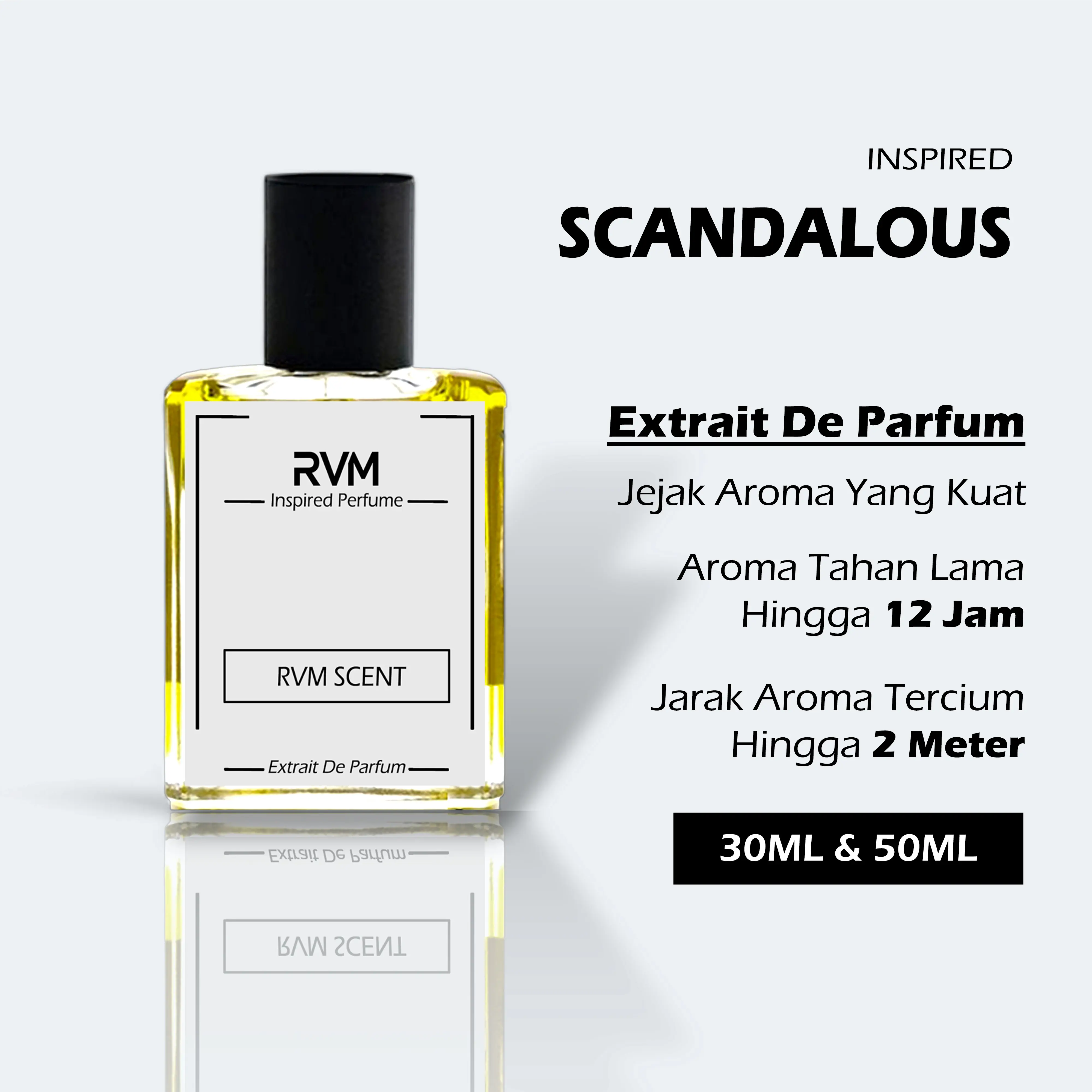 RVM Parfum Wanita VS Scandalous Aroma Wangi Tahan Lama Extrait De Perfume Cewek