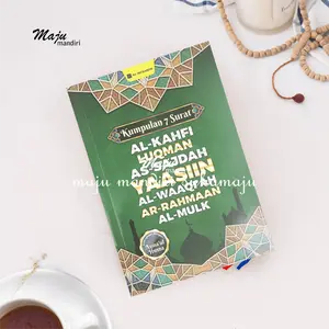 Buku Saku Kumpulan 7 Surat dalam Alquran Al Kahfi Luqman As Sajdah Yasin Ar Rahman Al Waqiah Al Mulk
