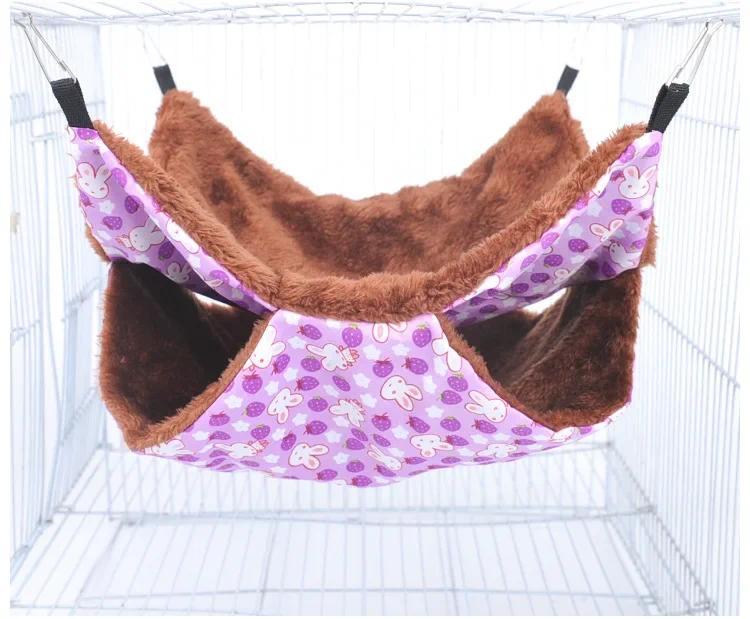 Product Introduction of Pet Bird Parrot Cages Warm Hammock Hut Tent Fashion Bed Hanging Cave for Sleeping and Hatching Cage Decoration 11