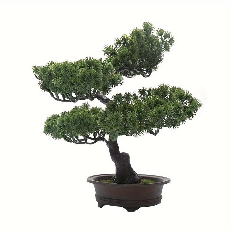 Product Introduction of Charming Faux Bonsai Tree - Lifelike Artificial Potted Plant for Home & Office Decor, Perfect for Earth Day, Graduation, Father's Day, Ornament, Desk Display, House Plants 3
