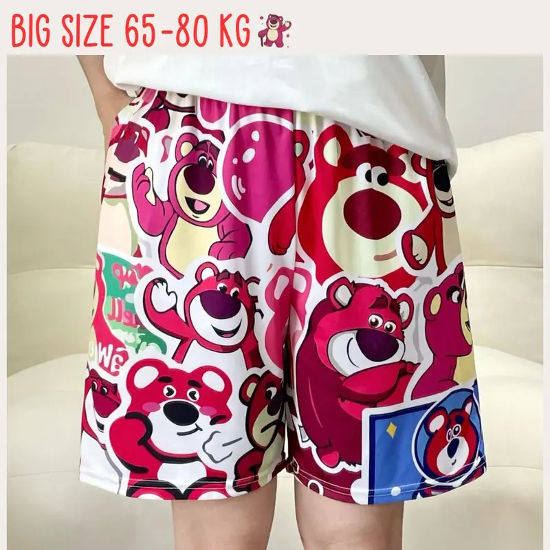 Quần Short hoạt hình ASTRONAUT BEAR Unisex dành cho nam nữ mặc nhà 38-80kg Molly Fashion 2