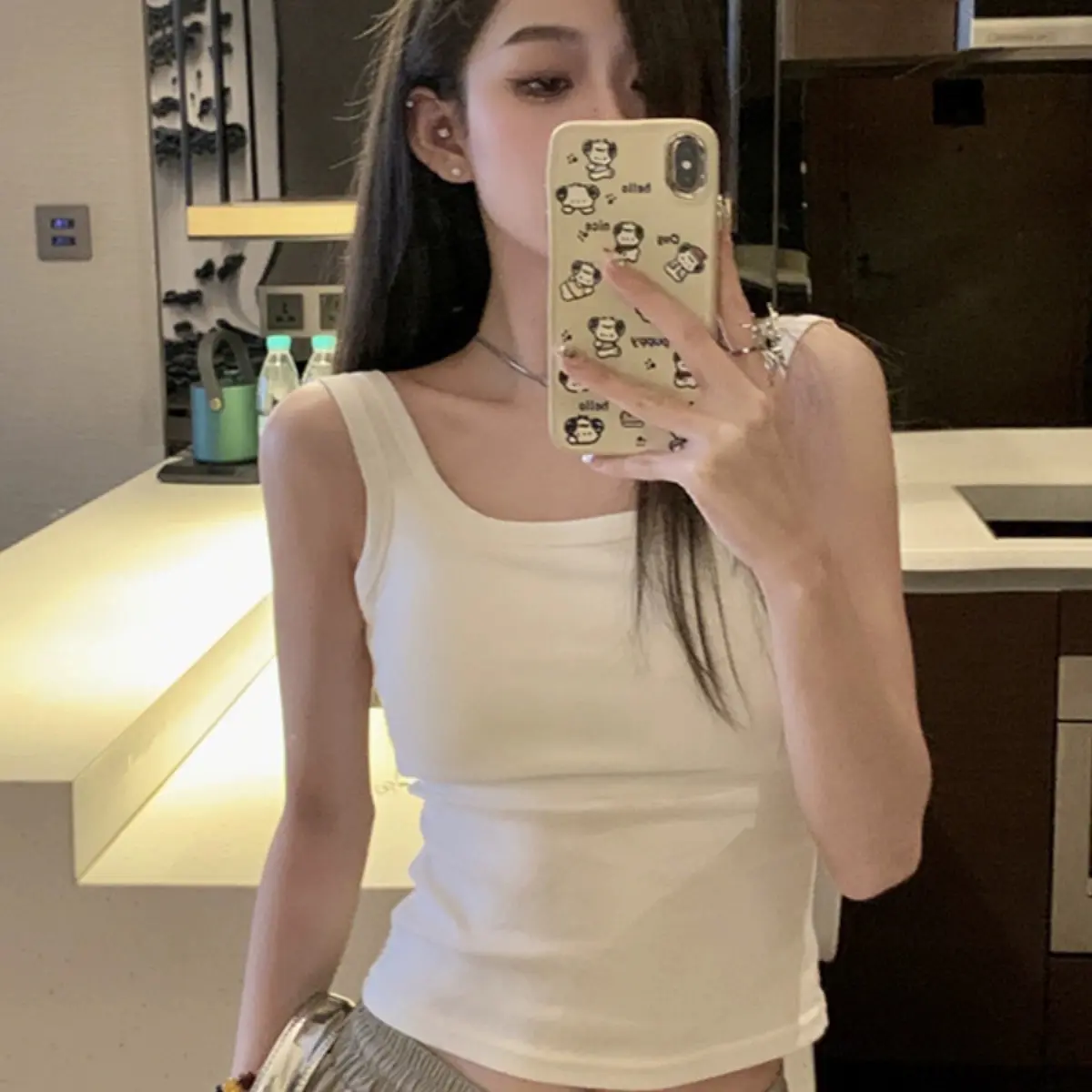 Áo Ba Lỗ Dây To Có Mút Ngực, Dáng Dài Siêu cá Tính ( Có bigsize) BL44 | BigBuy360 - bigbuy360.vn