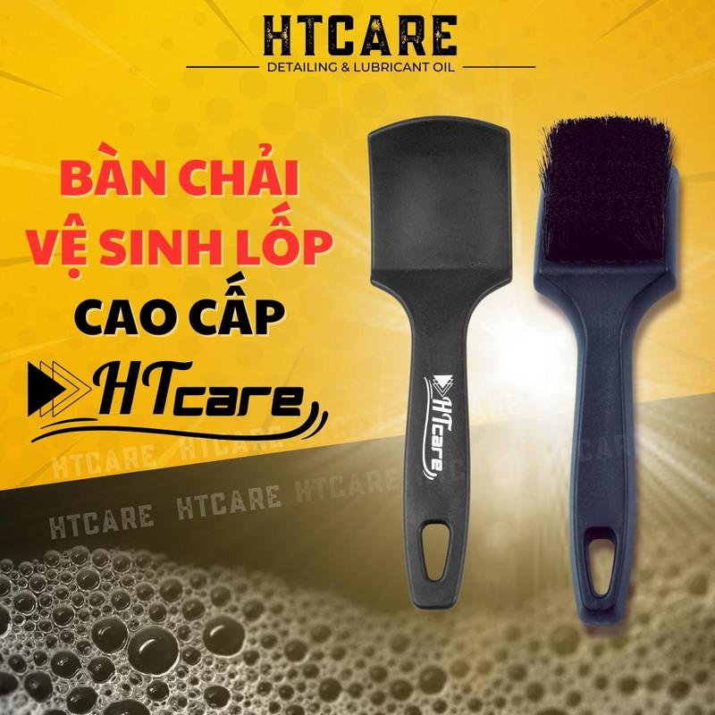  Bàn chải chà vệ sinh lốp xe CAO CẤP HTCare chuyên dụng cho Oto Xe máy Phụ Kiện 