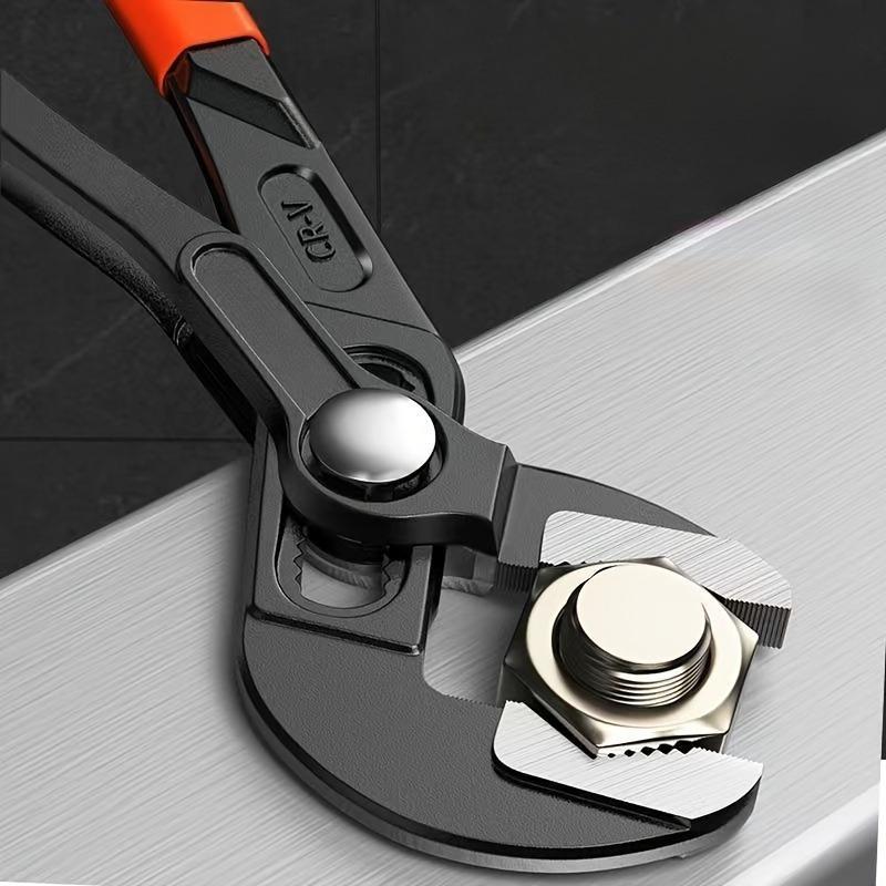 Product Introduction of Quick Adjustable Pump Pliers, V-shaped Multi-tooth Pliers, Multi-functional Universal Pliers, Large Cutter Pliers, Quick Release Pipe Pliers 6